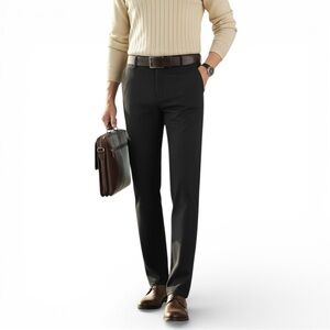 TimelessFlex Men’s High-Stretch Straight Fit Pants – black  | 36x30 | NWT